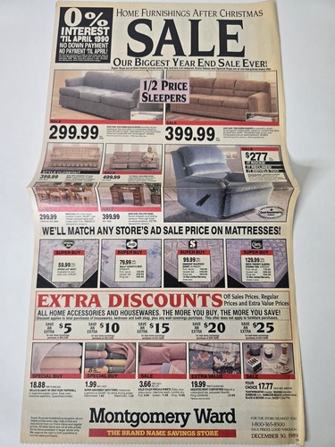 1989 vintage montgomery - vintage, ward